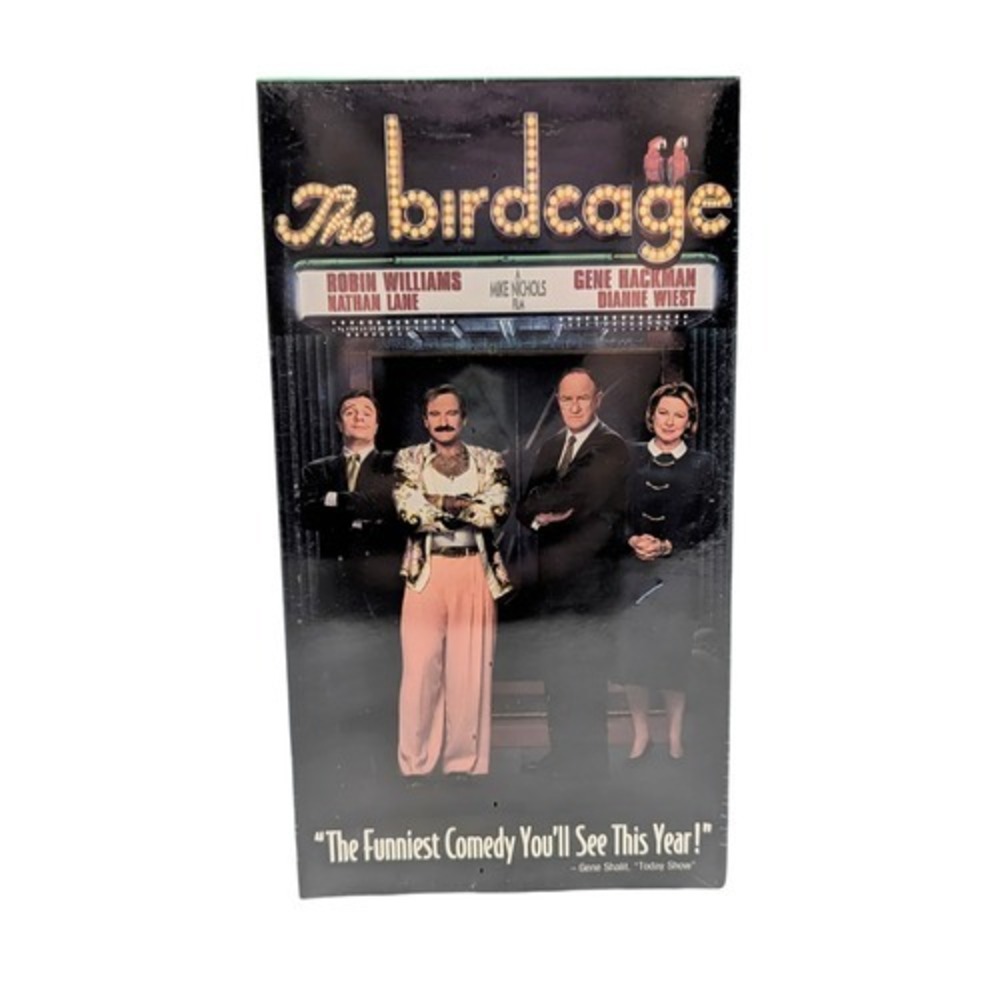 1996 MGM The Birdcage Factory Sealed VHS Movie